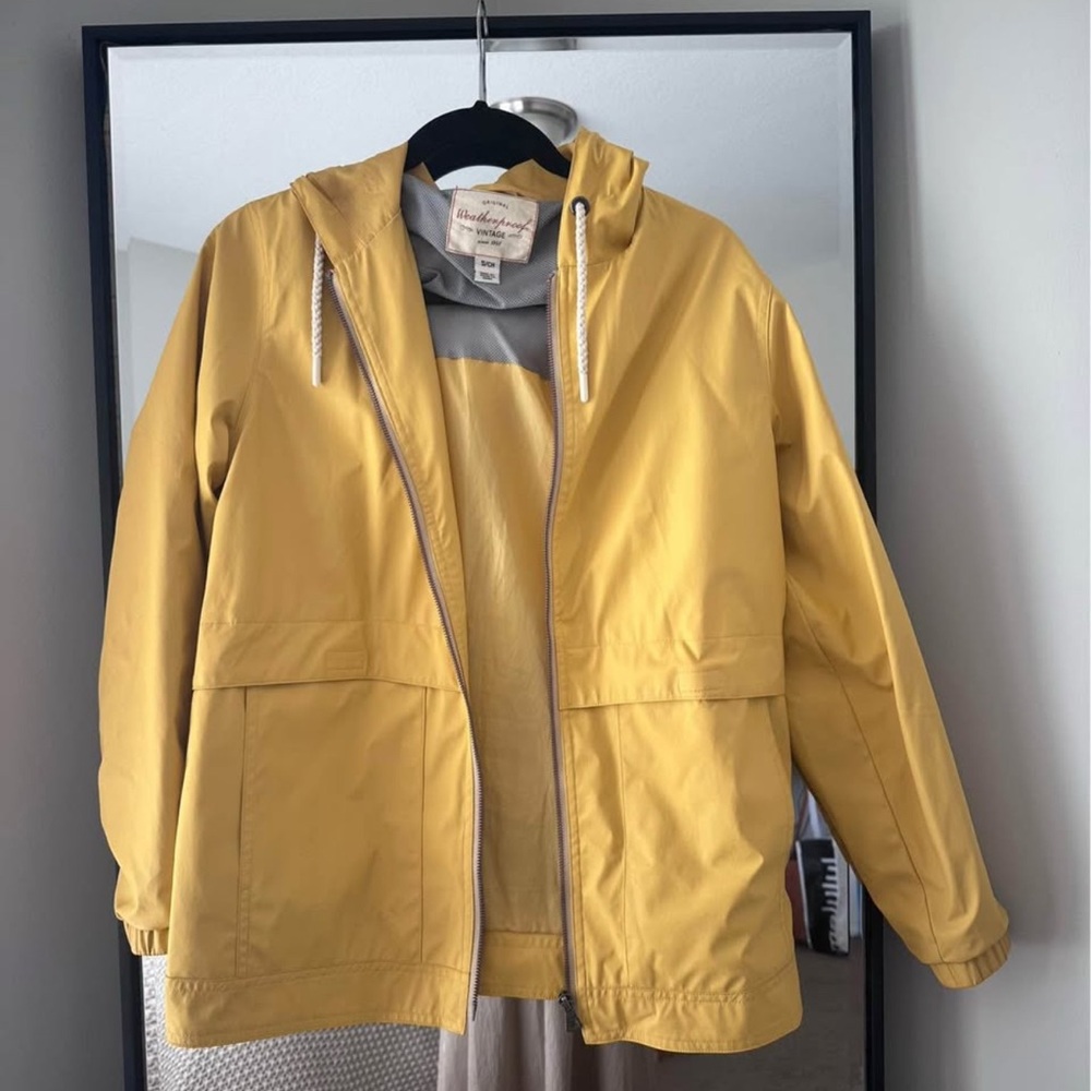Weatherproof Vintage Mustard Hooded Jacket